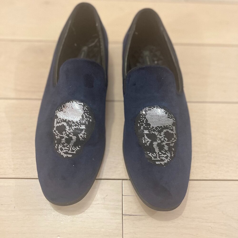 INC International Concepts Men's Nova Velvet Slippers-9.5M